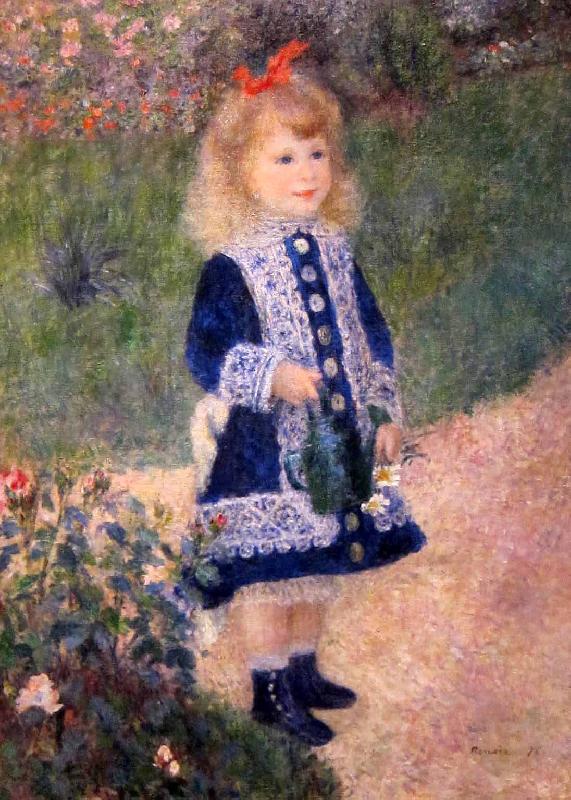 Pierre Auguste Renoir A Girl with a Watering Can China oil painting art